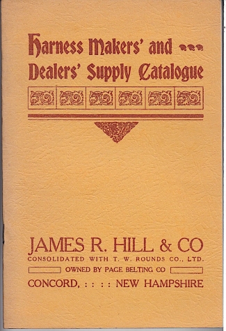 James Hill Harness-makers supply catalog