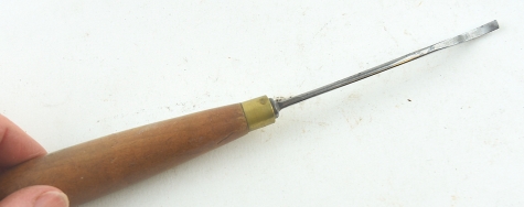 Buck Bros. 1/8" bent carving chisel