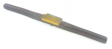 Rosewood scraper with brass wear plate
