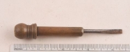4.25" brass screwdriver