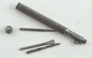 All metal tool handle with 3 tools