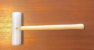 Delrin 4.5" cylindrical head jeweler's hammer