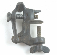 small vise with 1.5" jaws and tiny horn