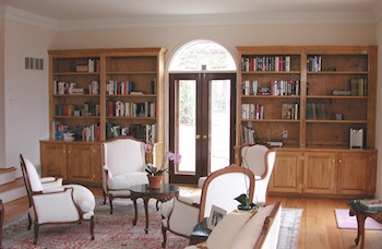 bookcase wall